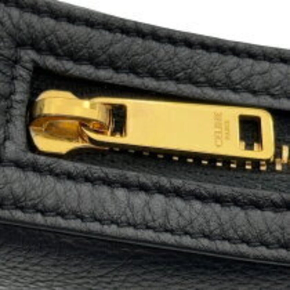 Celine Eloise Black Leather Shoulder Bag - Picture 8 of 10